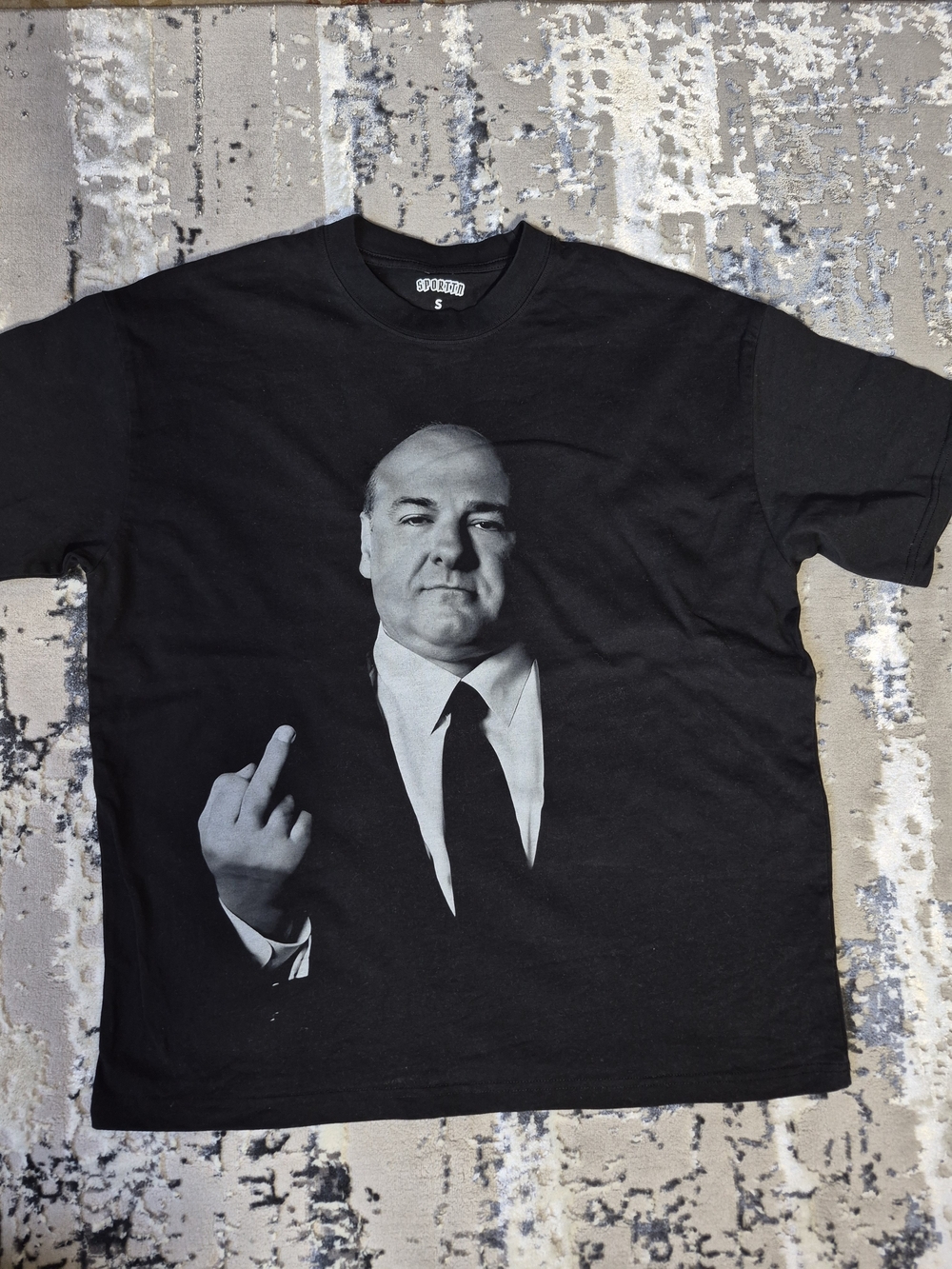 Tony Soprano Middle Finger Tee, Funny Mafia Meme Shirt, TV Show Graphic Shirt S
